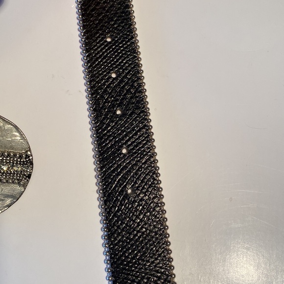 Leatherrock embellished leather belt jewelled Rodeo cowboy western stampede - Picture 8 of 8